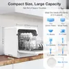 BlitzHome BH-4-CDW Kompakte Tischspülmaschine 5L Wassertank Produktbild-Vorschau 8