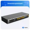 hb-digital Patchpanel 4 Port fuer Keystone Module Gehaeuse Produktbild-Vorschau 6