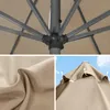Sonnenschirm 3,5m rund creme Garten Balkon knickbar mit Produktbild-Vorschau 6
