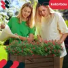 KOTARBAU® Květináč 50x50x30 cm, květinový truhlík s Náhled obrázku produktu 4
