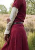 Kurzärmelige Cotehardie Ava, Mittelalterkleid, weinrot - Produktbild-Vorschau 7