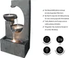 Dehner Gartenbrunnen Lorca, Outdoor-Brunnen, mit warmweißer Produktbild-Vorschau 3