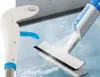 A cleaning tool with a spray function is shown being used on a window. Anteprima dell’immagine prodotto