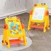 Aga4Kids Detská tabuľa na fixky 2v1 Žltá Náhľad obrázku produktu 3
