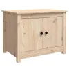 vidaXL Table basse 71x49x55 cm pin massif Voir les images du produit 1