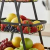 Obstkorb Gemüsekorb 3 Ebenen, Tragbar Obstständer, 33x18 cm Produktbild-Vorschau 5