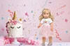 puppenkleid Einhorn 28-35 cm weiß/rosa 2-teilig Produktbild-Vorschau 3