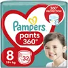 Pampers Pants Size 8, 32 Nappies, 17kg+ Produktbild-Vorschau 4