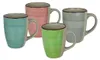 Set mit 4 Koopman-Bechern, Keramik, cm, mehrfarbig Produktbild-Vorschau 1