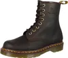A single brown Dr. Martens boot is shown against a white background. Voir les images du produit
