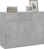 vidaXL Credenza grigio cemento 88x30x70 cm materiale a base Anteprima dell’immagine prodotto 16