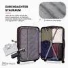 Devillo® Kofferset 4tlg. S-M-L-XL, Terrabraun - Trolley Produktbild-Vorschau 3