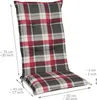 Beautissu Hochlehner Auflage Gartenstuhl 120x50 cm Polster Produktbild-Vorschau 2