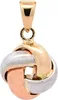 Anhänger Knoten mit 1,1 mm Goldkette 55 cm 585-14 Karat Produktbild-Vorschau 3