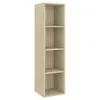 The Living Store TV-Wandschrank Sonoma-Eiche 37x37x142,5 cm Produktbild-Vorschau 2