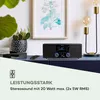 auna Stockton Micro Stereosystem - 20W max. (2X 5W RMS), Produktbild-Vorschau 2