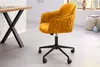 Bürostuhl EUPHORIA 47-56cm Samt senfgelb Produktbild-Vorschau 3