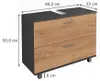 Meuble sous vasque Vicco Ilias Chêne doré/anthracite Voir les images du produit 7