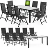 CASARIA® Gartenmöbel Set 8 Stühle mit Tisch 190x90cm Produktbild-Vorschau 1