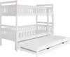Etagenbett »Hochbett KEV für 3 Kinder 90x200 Weiß« Produktbild-Vorschau 2