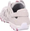 Rear view of a beige and pink women's sneaker. Produktbild-Vorschau