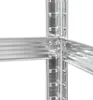 Close-up view of the corner joint of a metal shelving unit, showing how the horizontal shelf beams connect to the vertical support posts. Náhled obrázku produktu