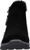 The back view of a black boot with fur trim. Produktbild-Vorschau