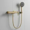Rubinetto Della Doccia Rea Arcos Oro Spazzolato Anteprima dell’immagine prodotto 3