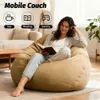 XL Bean Bag Hoes voor Volwassenen en Kinderen, Lichtgrijs Productafbeelding-voorbeeld 5