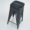Werkstatthocker 4 Stück, mattschwarz, Sitz 31x30 cm, 73 cm Produktbild-Vorschau 3