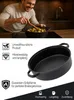 Diepe Gietijzeren Grillpan 28cm Productafbeelding-voorbeeld 5