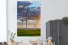 MuchoWow® Poster Die Sonne scheint auf mehrere Windmühlen Produktbild-Vorschau 3