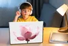 MuchoWow® Laptop Aufkleber Sticker Cover Blumen - Rosa - Produktbild-Vorschau 3