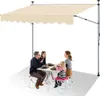 Markiza zaciskowa Izrielar 400 x 150 cm – markiza z korbą Podgląd zdjęcia produktu 1