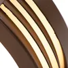 Moderne Wandleuchte rostBraun IP44 Hurricane 1 Produktbild-Vorschau 5