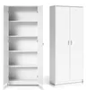 Schrank Mehrzweckschrank weiß 74cm Breite 180cm Höhe mit Produktbild-Vorschau 4