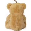 A brown teddy bear seen from the back, sitting on a white background. Anteprima dell’immagine prodotto