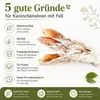 mascota vital - králičie uši s kožušinou 500g - králičie Náhľad obrázku produktu 7