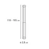 Teleskopowy drążek prysznicowy LUZ, Ø 2,8 cm, 110-185 cm, Podgląd zdjęcia produktu 6