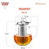 Glaskanne für Tee und Kräuter, Metall-Ei Wilmax 0,85 l Produktbild-Vorschau 5
