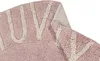 Baumwollteppich mit Buchstabenmuster - rosa - 150 Ø Produktbild-Vorschau 8