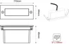 ACA Lighting Luminaire d'orientation extérieur encastré LED Voir les images du produit 2
