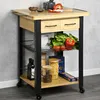 KESPER Küchenwagen Servierwagen– 71x60x88cm – Industrial Produktbild-Vorschau 6