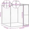 A diagram showing the dimensions of a wire cage. Náhľad obrázku produktu