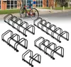 Aopunly Portabiciclette per 5 biciclette Stand Nero Anteprima dell’immagine prodotto 1