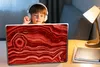 MuchoWow® Laptop Aufkleber Sticker Cover Rot - Achat - Produktbild-Vorschau 3