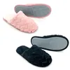 heimtexland ® Plüsch Pantoffeln Pailletten Schlappen Produktbild-Vorschau 3