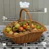 Creative Home Cestino in Vimini con Manico | Portalegno, Anteprima dell’immagine prodotto 5