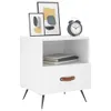 vidaXL Nachttische 2 Stk. Weiß 40x35x47,5 cm Holzwerkstoff Produktbild-Vorschau 13