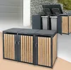 ML-Design 3-košový box na 3 koše 240L 200x80x116,3 cm Náhled obrázku produktu 1
